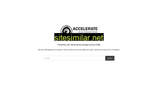 accelerateshowers.com.au alternative sites