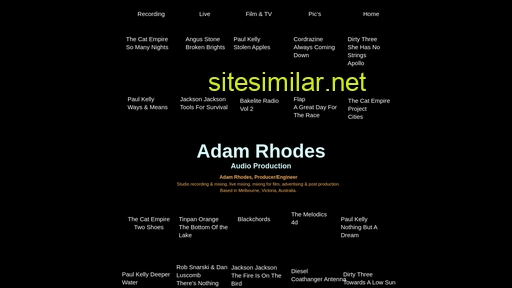 adamrhodes.com.au alternative sites