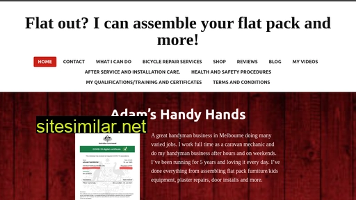 adamshandyhands.com.au alternative sites