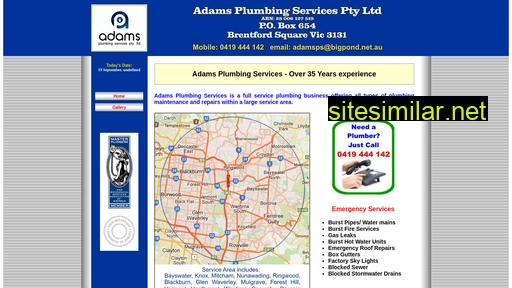 Adamsplumbingservices similar sites
