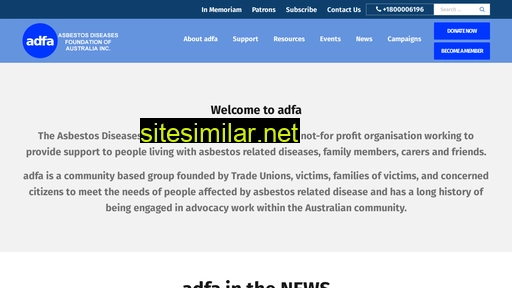 adfa.org.au alternative sites