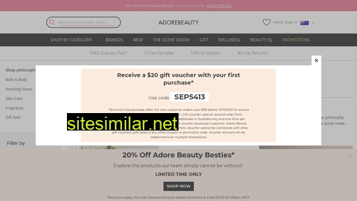 adorebeauty.com.au alternative sites