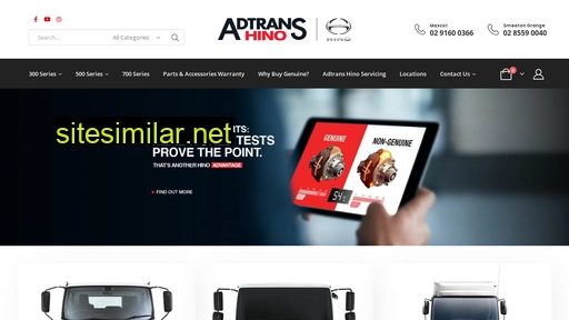 adtranshinotruckparts.com.au alternative sites