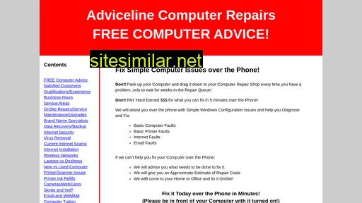 advicelinecomputers.com.au alternative sites