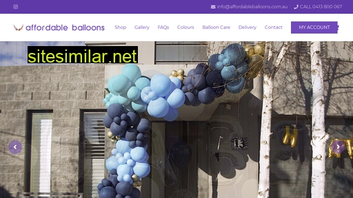 affordableballoons.com.au alternative sites