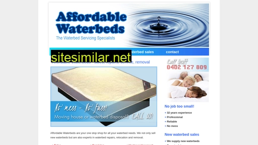 Affordablewaterbeds similar sites