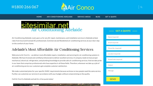 Airconco similar sites