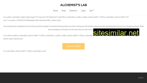 Alchemistslab similar sites