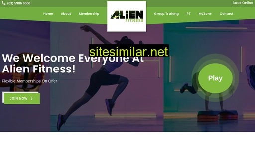 alienfitness.com.au alternative sites