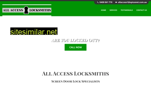 allaccesslocksmiths.net.au alternative sites