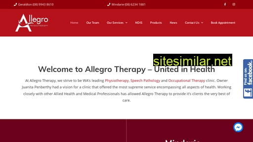 allegrophysiotherapy.com.au alternative sites