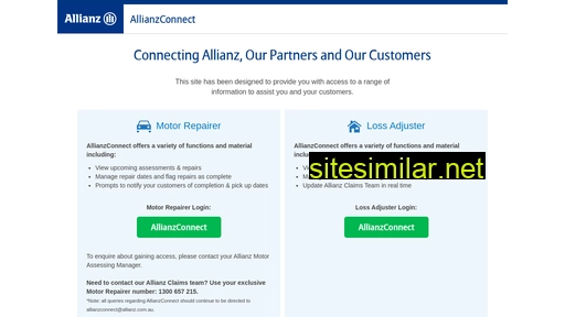allianzconnect.com.au alternative sites