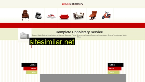 Alltypeupholstery similar sites