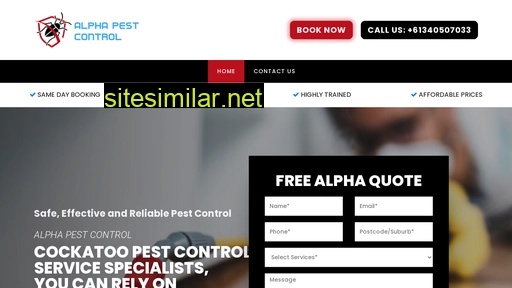 alphapestcontrolcockatoo.com.au alternative sites