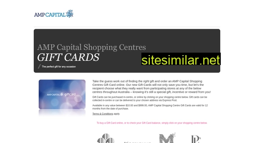 ampcscgiftcards.com.au alternative sites
