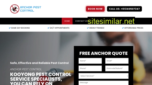 anchorpestcontrolkooyong.com.au alternative sites