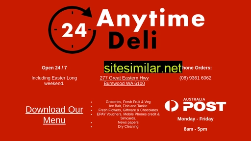 anytimedeli.com.au alternative sites