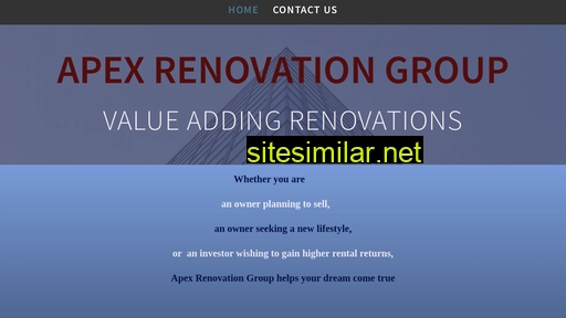 apexrenovationgroup.com.au alternative sites