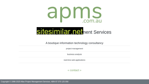 apms.com.au alternative sites