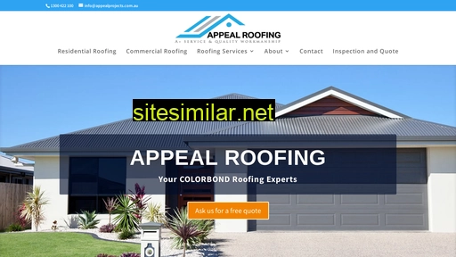 Appealroofing similar sites