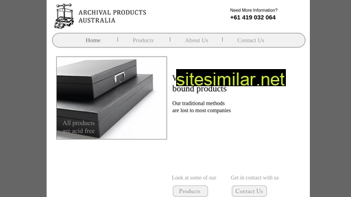 archivalproducts.com.au alternative sites