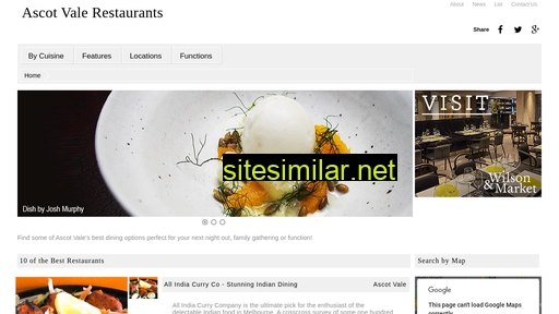 ascotvalerestaurants.com.au alternative sites