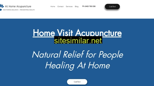 athomeacupuncture.com.au alternative sites