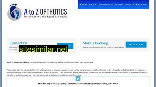 atozorthotics.com.au alternative sites