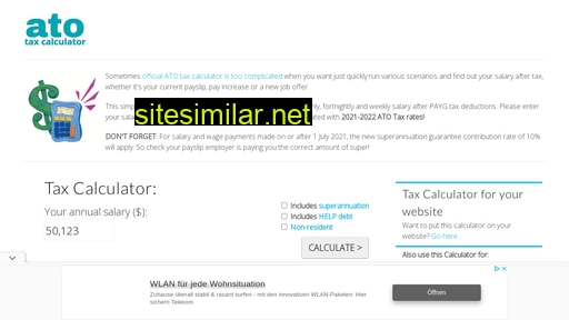 atotaxcalculator.com.au alternative sites