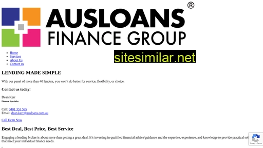 Ausloansfinancetownsville similar sites