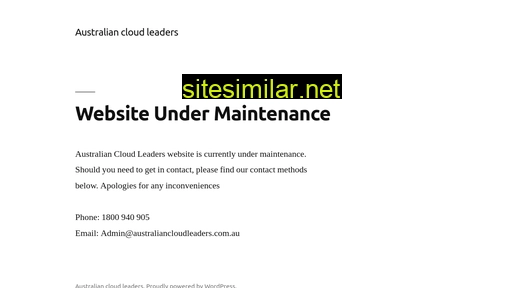Australiancloudleaders similar sites
