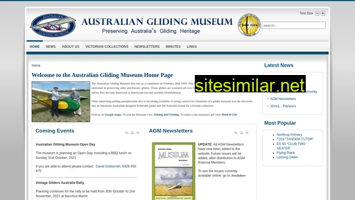 Australianglidingmuseum similar sites