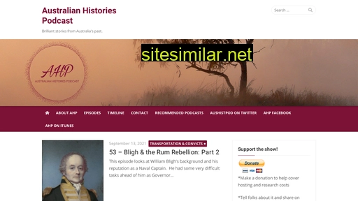 australianhistoriespodcast.com.au alternative sites