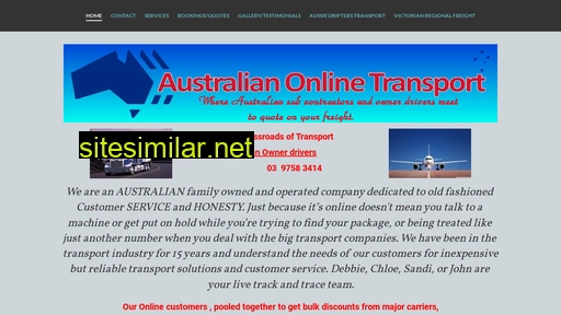 Australianonlinetransport similar sites