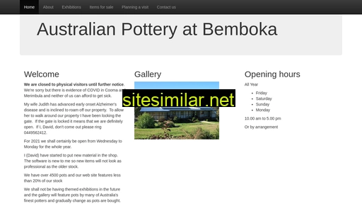 Australianpotteryatbemboka similar sites
