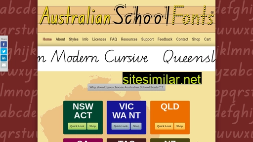 australianschoolfonts.com.au alternative sites
