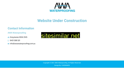 awawaterproofing.com.au alternative sites