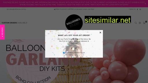 balloonies.com.au alternative sites