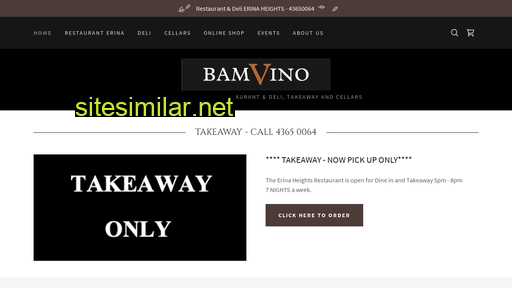 bamvino.com.au alternative sites