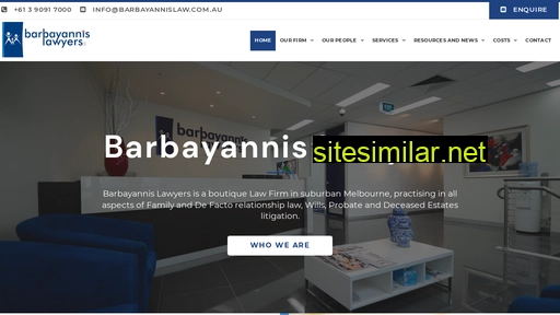 barbayannislaw.com.au alternative sites