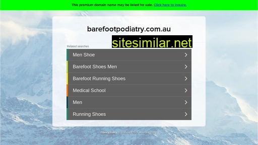 barefootpodiatry.com.au alternative sites