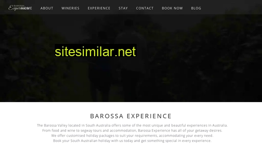 Barossaexperience similar sites