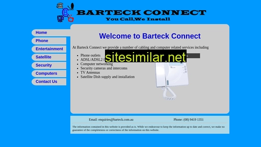 barteck.com.au alternative sites