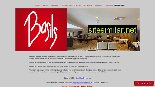 basils.com.au alternative sites