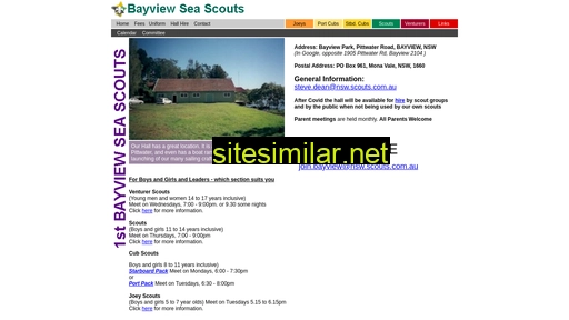 bayviewseascouts.com.au alternative sites