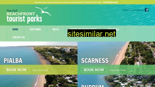 beachfronttouristparks.com.au alternative sites