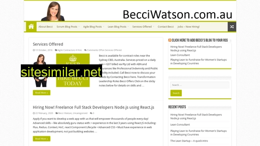 becciwatson.com.au alternative sites