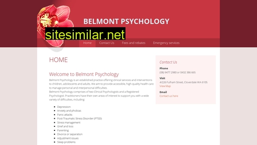 Belmontpsychology similar sites