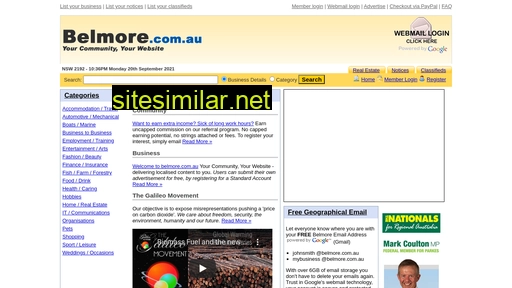 belmore.com.au alternative sites