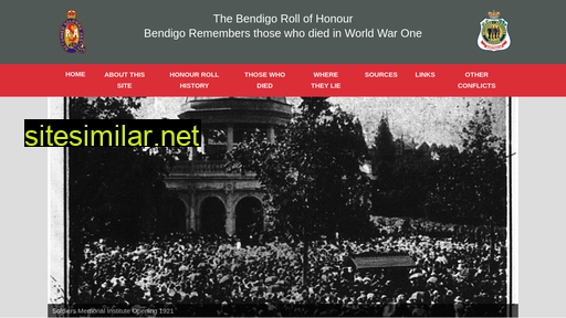 bendigorollofhonour.com.au alternative sites
